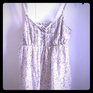 White baby doll blouse